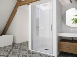 Drzwi prysznicowe uchylne/obrotowe - LYON