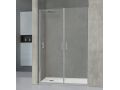 Double shower doors, 90 cm, hinged / pivoting - LILLE