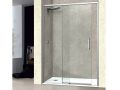 Sliding shower door, 103 to 106 cm, with fixed glass - NANTES 310 CH