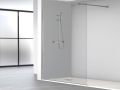 Douchescherm, 160 cm, 8 mm vast glas - DIJON