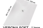 Receveur de douche, extra plat, finition lisse - VERONA SOFT