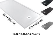 MOMBACHO 80x120- Receveur douche, avec bordures anti débordements