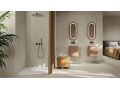 Receveur de douche d'angle, 70x70 cm, rsine, extra plat, recoupable - VERONE Angular