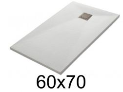 Receveur de douche 70x60 cm resine extra plat VERONE