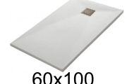 Receveur de douche 100x60 cm resine extra plat VERONE