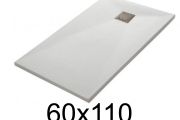 Receveur de douche 110x60 cm resine extra plat VERONE