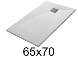 Niestandardowa brodzik 70x65 cm zywica TECNIK