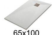 Brugerdefineret brusebakke 100x65 cm harpiks TECNIK