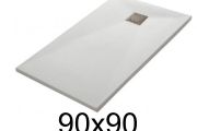 Receveur de douche sur mesure 90x90 cm resine TECNIK