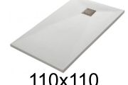 Brusebadsbakke 110x110 cm resin VERONE