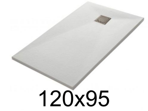 Niestandardowa brodzik 120x95 cm żywica TECNIK