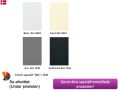 Brusekar 135x80 cm i resin ekstra fladt TECNIK