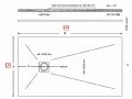 Receveur douche 180x110 cm, extra plat, recoupable, resine, VERONE 110x180