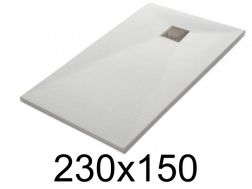 Receveur de douche 230x150 cm, finition lisse - LEEDS 150x230