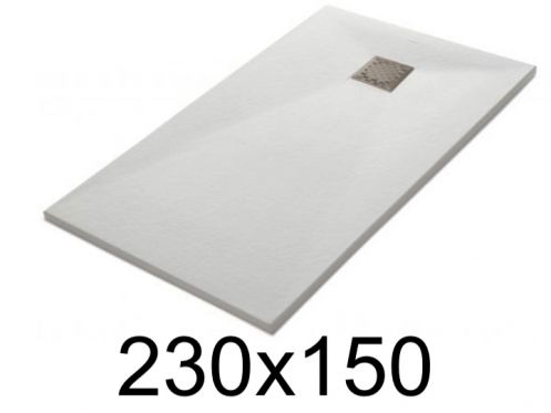 Receveur de douche 230x150 cm, finition lisse - LEEDS 150x230