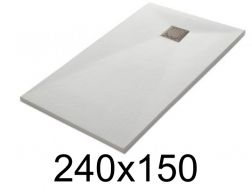 Receveur de douche 240x150 cm, finition lisse - LEEDS 150x240