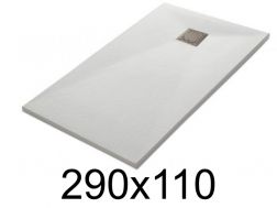 Receveur de douche 290x110 cm, finition lisse - LEEDS 110x290