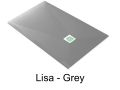 Flad brusebakke 300x100 cm lavet af mineralsk harpiks - LEEDS