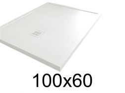 Douchebak met rand 60x100 cm Minerale hars MOMBACHO