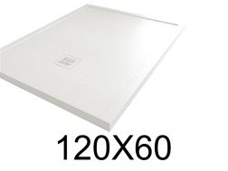 Douchebak met rand 60x120 cm Minerale hars MOMBACHO