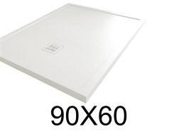 Douchebak met rand 60x90 cm Minerale hars MOMBACHO