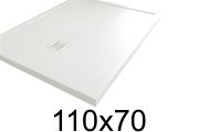 Receveur douche 70x110 cm, avec seuil de douche anti-debordement, MOMBACHO