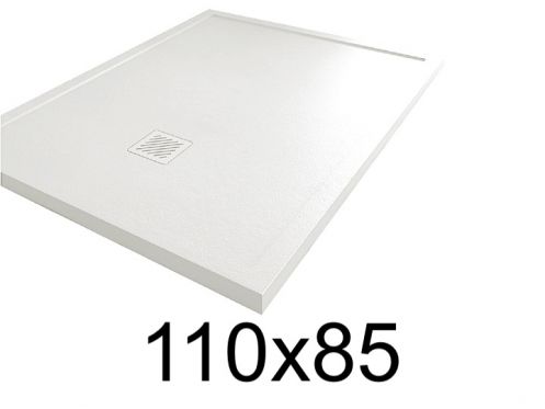 Douchebak, 85x110 cm, met anti-overloopranden - MOMBACHO