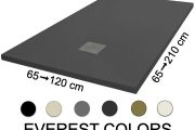Receveurs de douche, 140 cm, résine Acrystone® - EVEREST Colors 140
