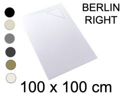 Bruser, 100x100 cm, hÃ¸jre vinkelaflÃ¸b - BERLIN RIGHT 100x100