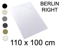 Bruser, 110x100 cm, hÃ¸jre vinkelaflÃ¸b - BERLIN RIGHT 100x110