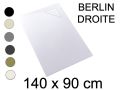 Receveur de douche, 140x90 cm, evacuation angle - BERLIN 90x140