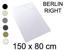 Bruser, 150x80 cm, hÃ¸jre vinkelaflÃ¸b - BERLIN RIGHT 80x150