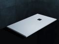 Douchebak 115x70 cm, hars, extra plat, snijdbaar, TECNIK 70x115