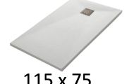 Receveur de douche sur mesure 115x75 cm resine TECNIK