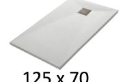 Niestandardowa brodzik 125x70  cm Å¼ywica TECNIK
