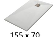 Brugerdefineret brusebakke 155x70 cm harpiks TECNIK