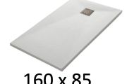 Brusekar 160x85 cm i resin ekstra fladt – TECNIK