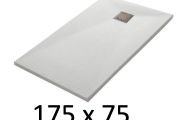 Brusekar 175x75 cm i resin ekstra fladt – TECNIK