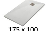 175x100 cm Extra-Flat Resin Shower Tray – TECNIK