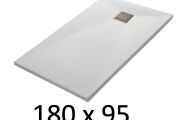 Receveur de douche 180x95 cm résine extra-plat – TECNIK