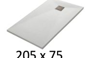 Niestandardowy brodzik 205x75 cm Å¼ywica TECNIK