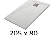 Specialfremstillet brusebadsbakke 205x80 cm i resin TECNIK