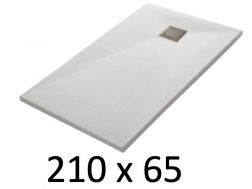 Receveur de douche sur mesure 210x65 cm resine TECNIK