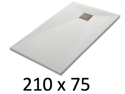 Niestandardowy brodzik 210x75 cm Å¼ywica TECNIK