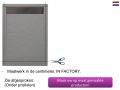 Douchebak, design, 120 cm, Acrystone hars - ETNA COVER