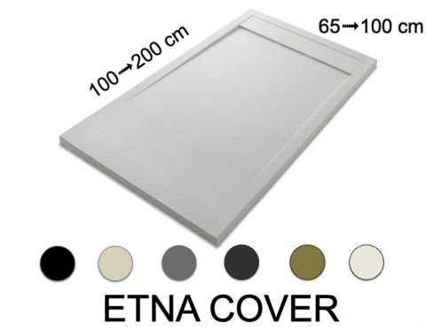 Receveur douche italienne, 120 cm, resine - ETNA COVER