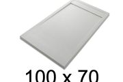 Receveur douche italienne, 100x70 cm, resine - ETNA COVER 70x100