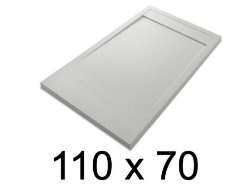 Receveur douche italienne, 110x70 cm, resine - ETNA COVER 70x110