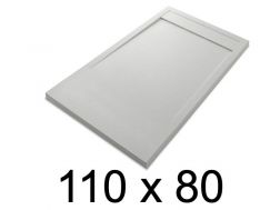 Receveur douche italienne, 110x80 cm, resine - ETNA COVER 80x110