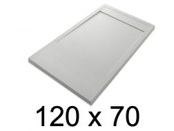 Douchebak, design, 120x70 cm, Acrystone hars - ETNA COVER 70x120